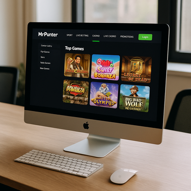 MrPunter - Desktop Platform Interface - Intuitive Design